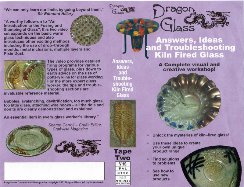 Answers, Ideas and Troubleshooting Kiln Fired Glass Tape Two